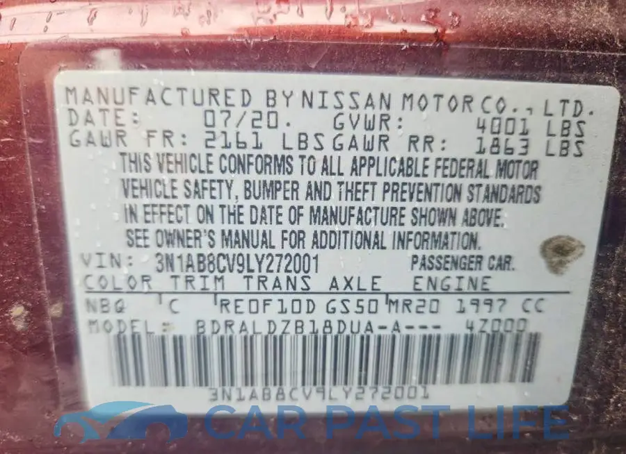 3N1AB8CV9LY272001# 12