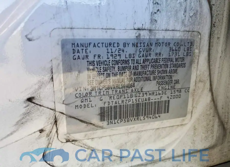 3N1CP5BVXRL594064# 13