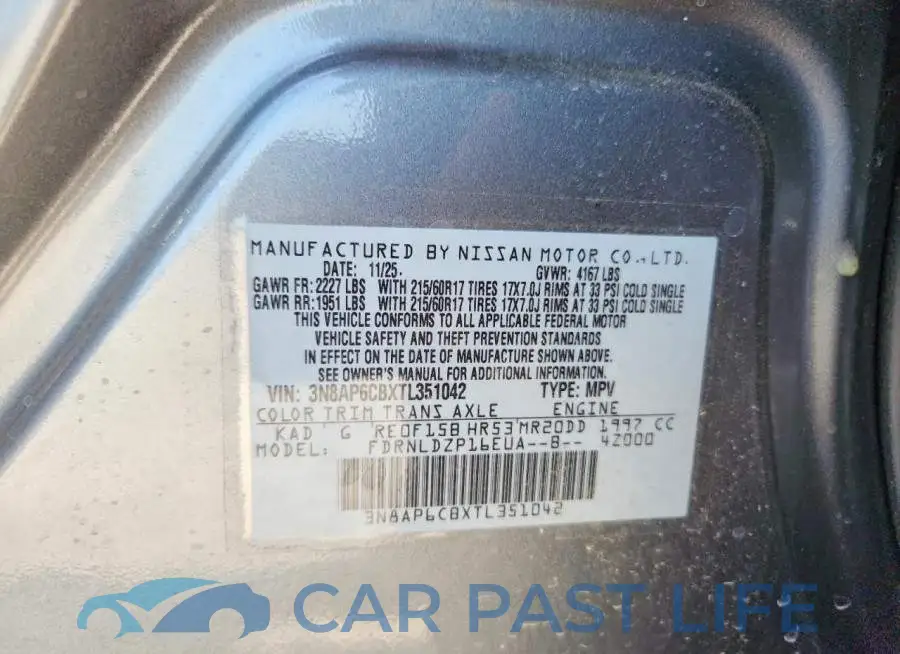 3N8AP6CBXTL351042# 14