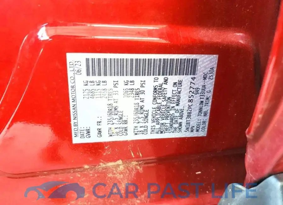 5N1BT3BB2PC852774# 12