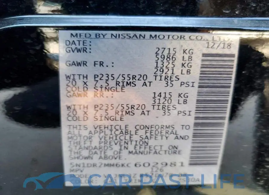 5N1DR2MM6KC602981# 14