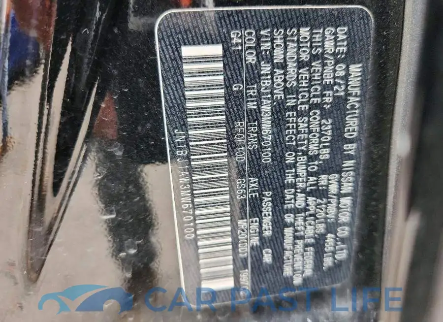 JN1BJ1AW3MW670100# 14