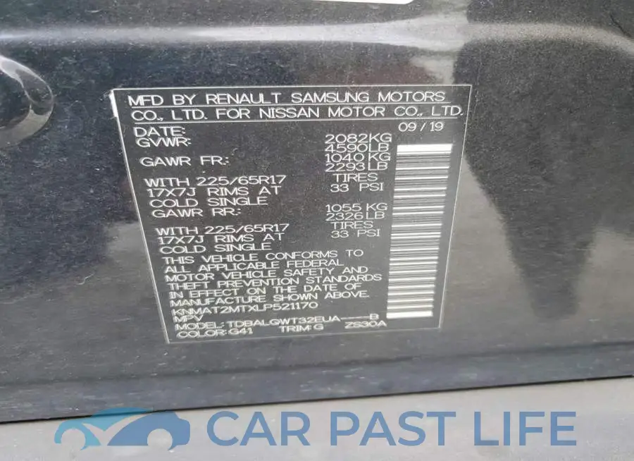 KNMAT2MTXLP521170# 13