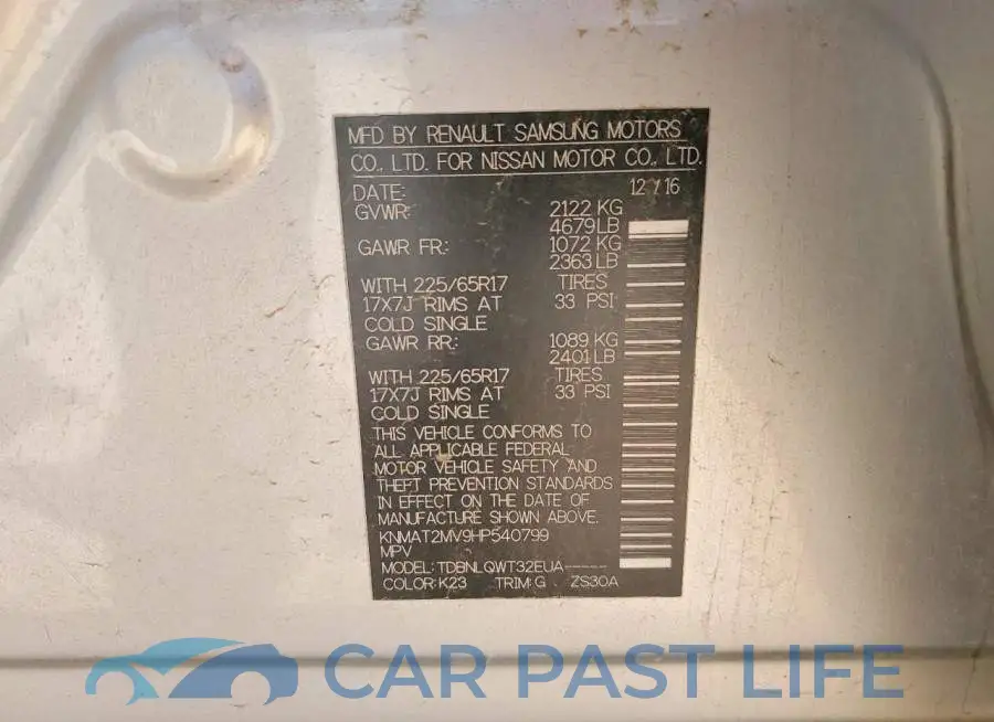 KNMAT2MV9HP540799# 13