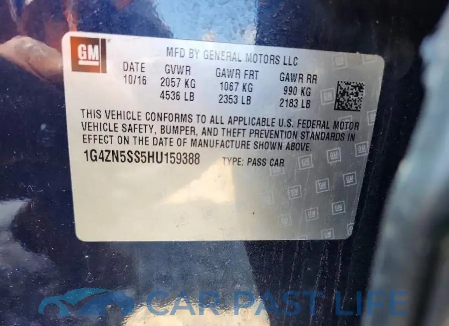 1G4ZN5SS5HU159388# 12
