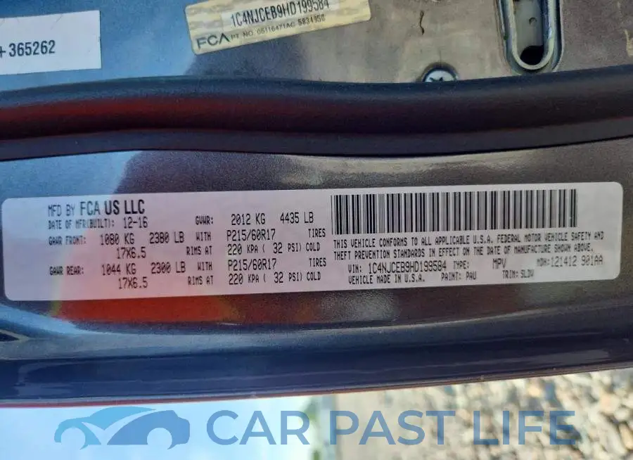 1C4NJCEB9HD199584# 12