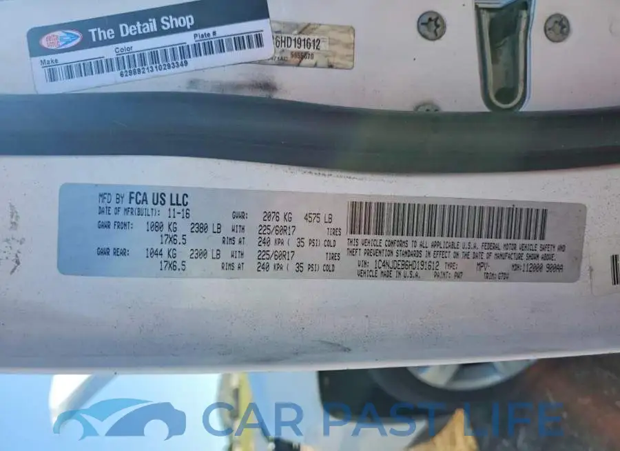 1C4NJDEB6HD191612# 13
