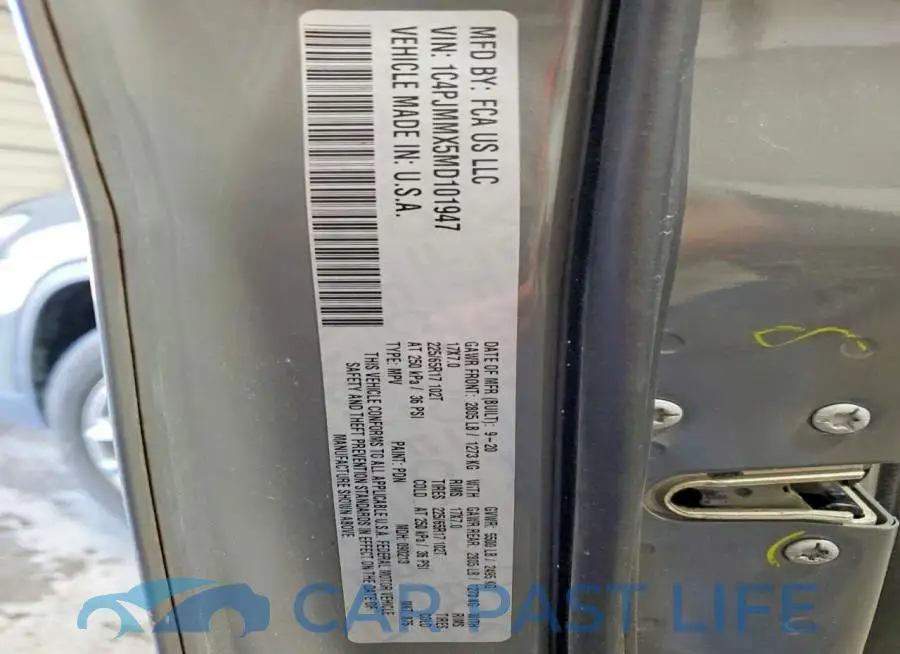 1C4PJMMX5MD101947# 14