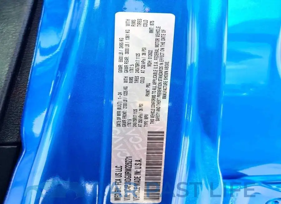 1C4PJXDG0RW226271# 13
