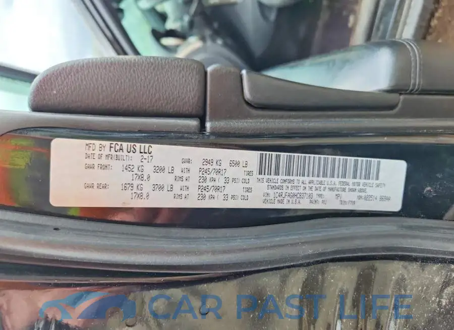 1C4RJFAG0HC837103# 13