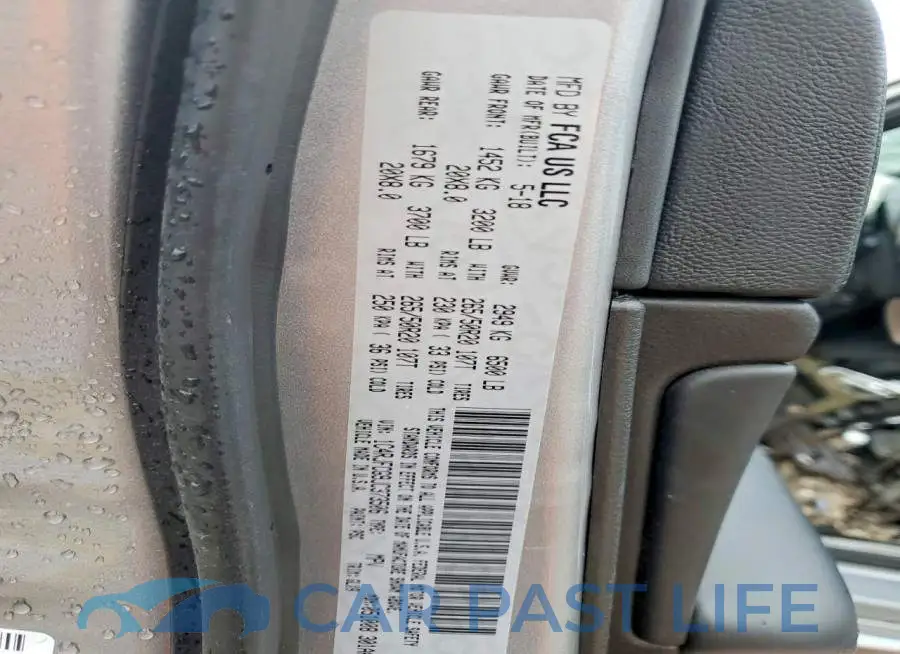 1C4RJFCG9JC373506# 12