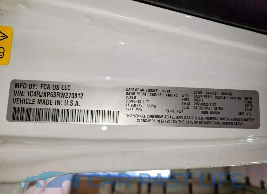 1C4RJXP63RW270812# 13