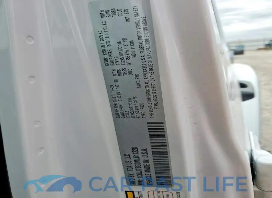 1C6JJTBG0ML614328# 12