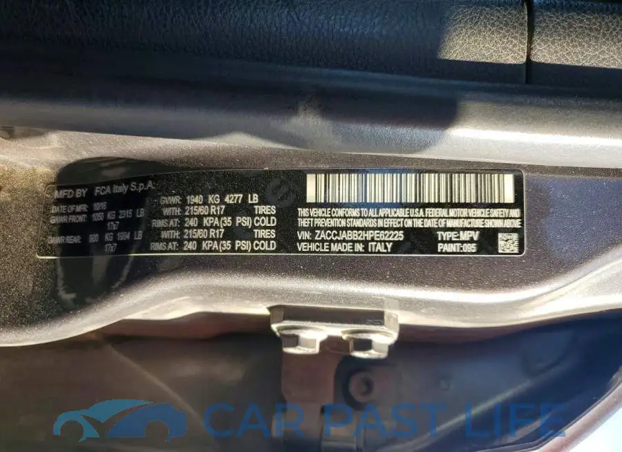ZACCJABB2HPE62225# 12