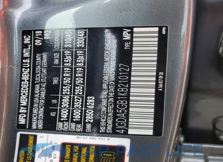 4JGDA5GB1KB210127# 13