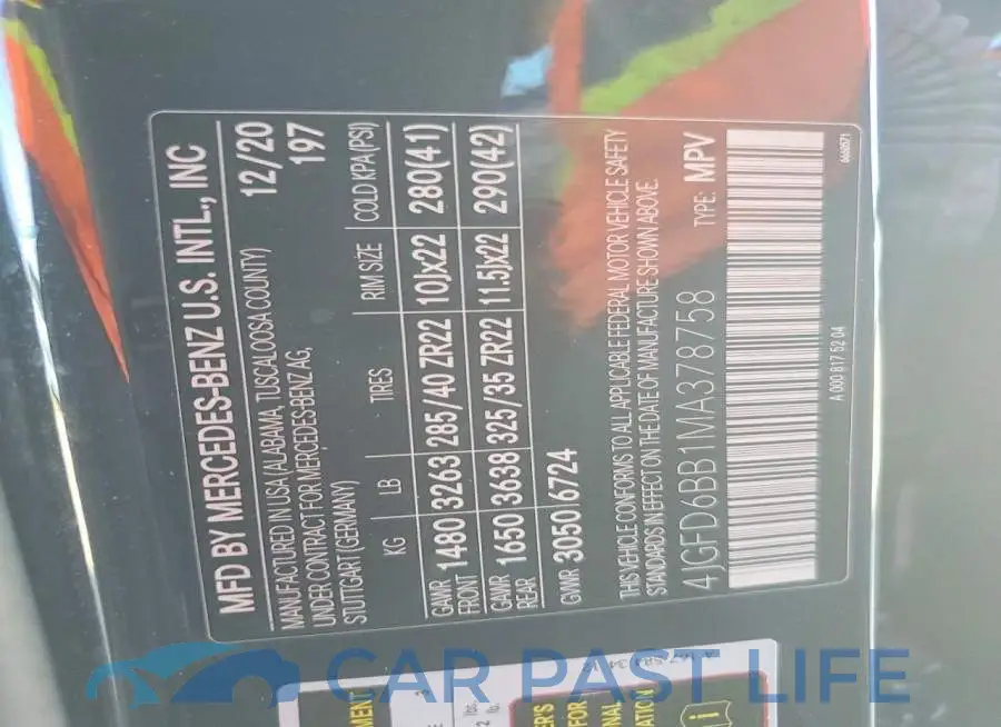4JGFD6BB1MA378758# 13