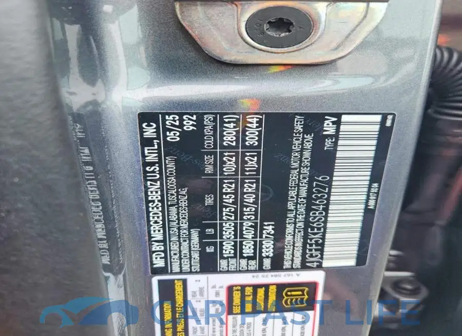 4JGFF5KE6SB463276# 13