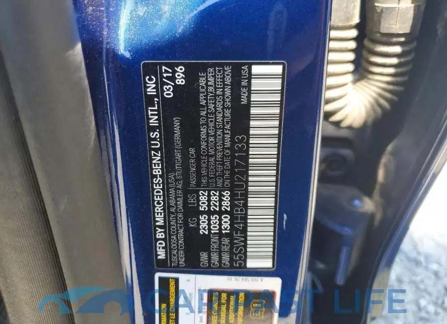 55SWF4HB4HU217133# 12