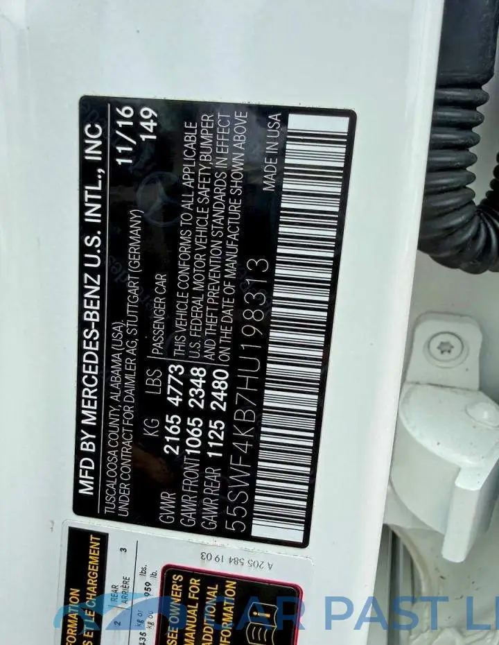 55SWF4KB7HU198313# 10
