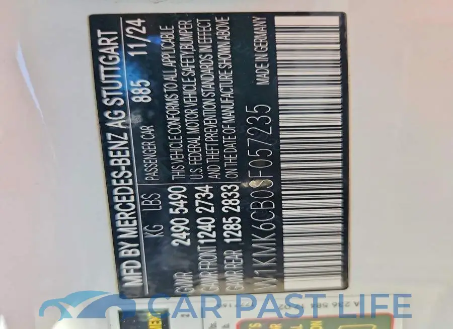 W1KMK6CB0SF057235# 12
