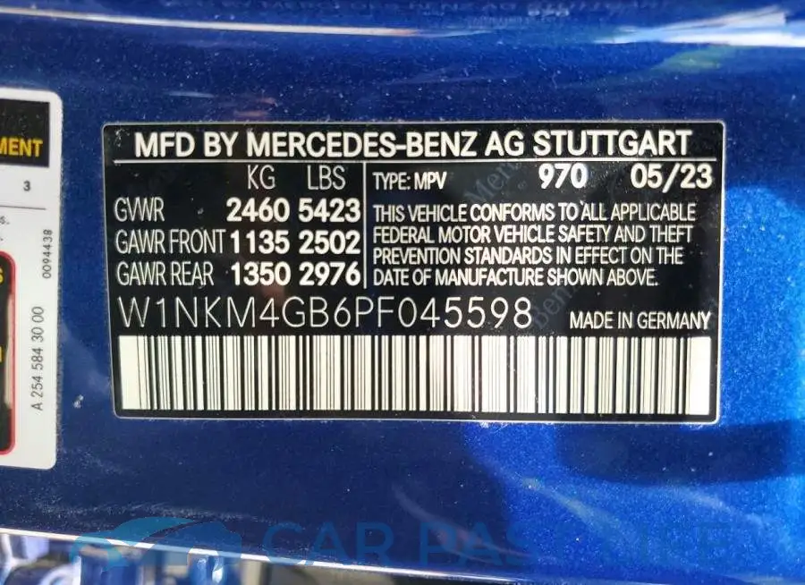 W1NKM4GB6PF045598# 14