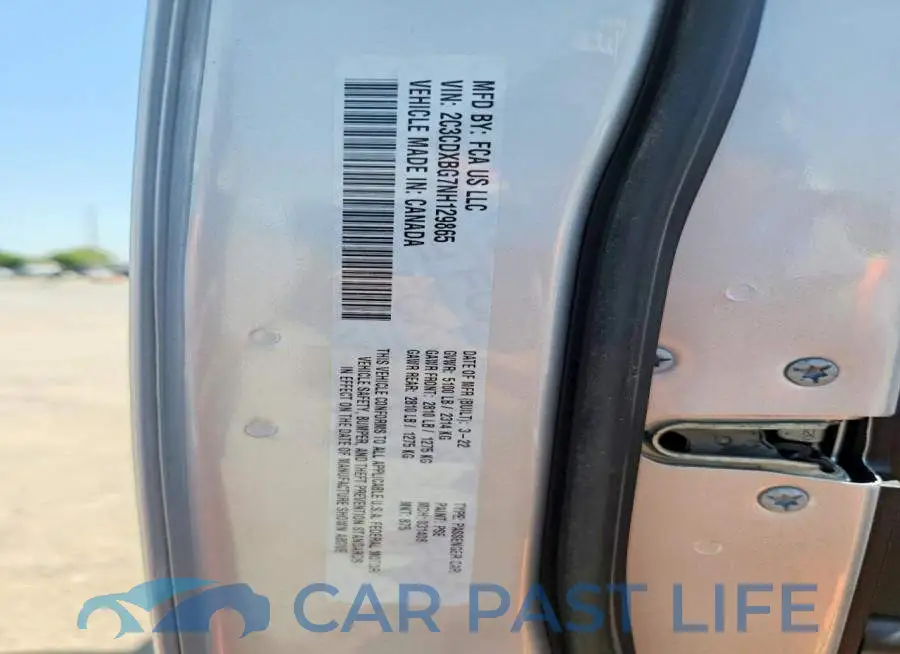 2C3CDXBG7NH129865# 13