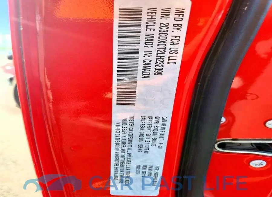 2C3CDXCT2LH232099# 12
