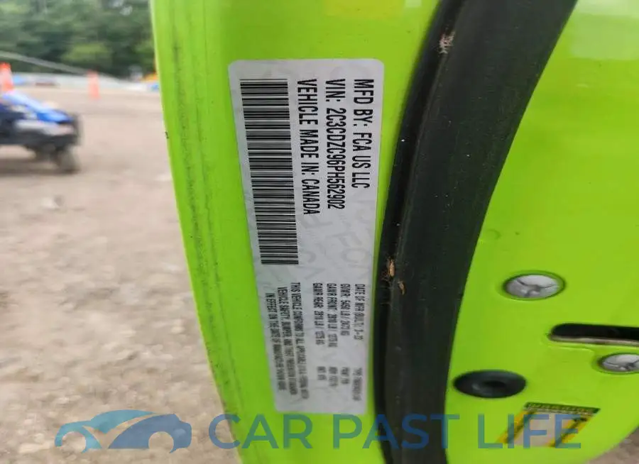 2C3CDZC96PH562902# 12