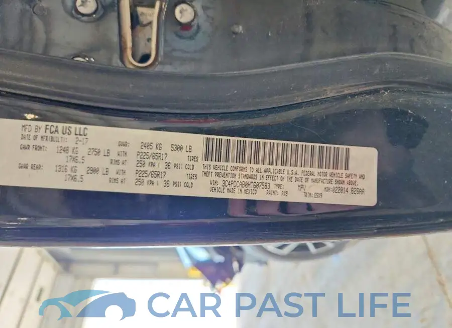 3C4PDCAB0HT607583# 14