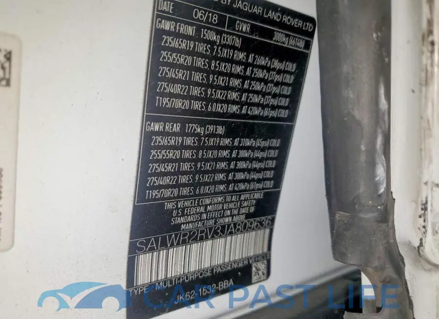 SALWR2RV3JA809636# 14