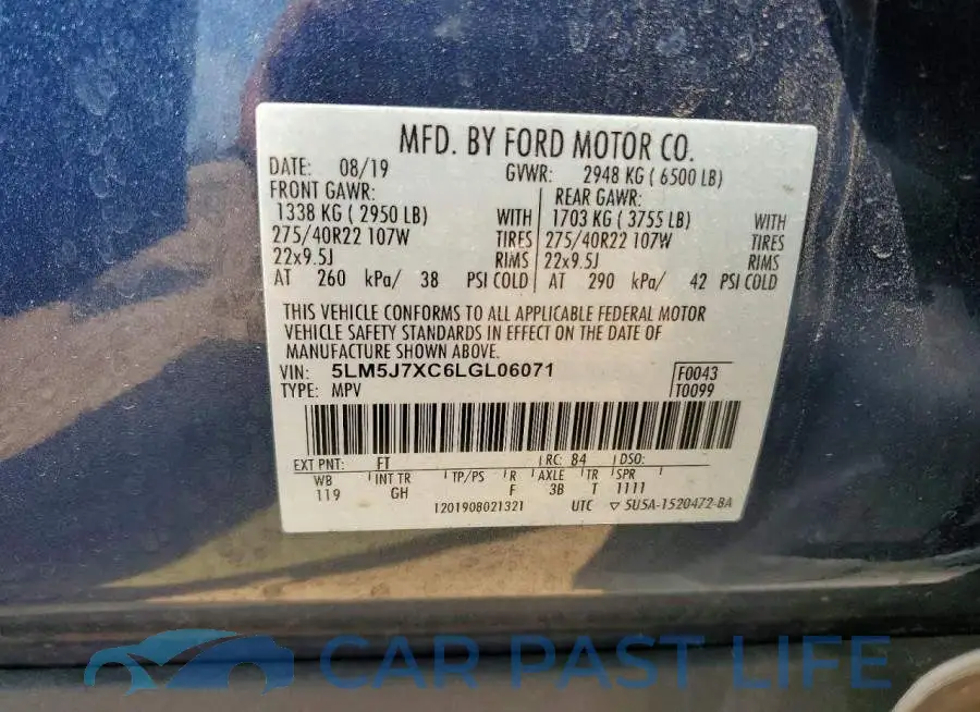 5LM5J7XC6LGL06071# 13