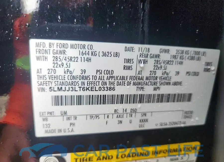 5LMJJ3LT6KEL03386# 13