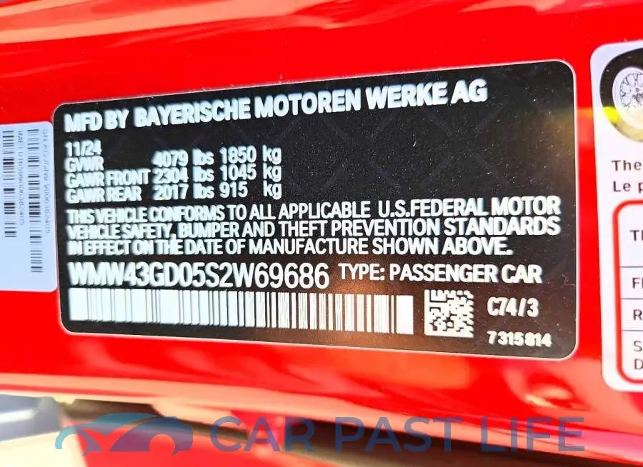 WMW43GD05S2W69686# 12