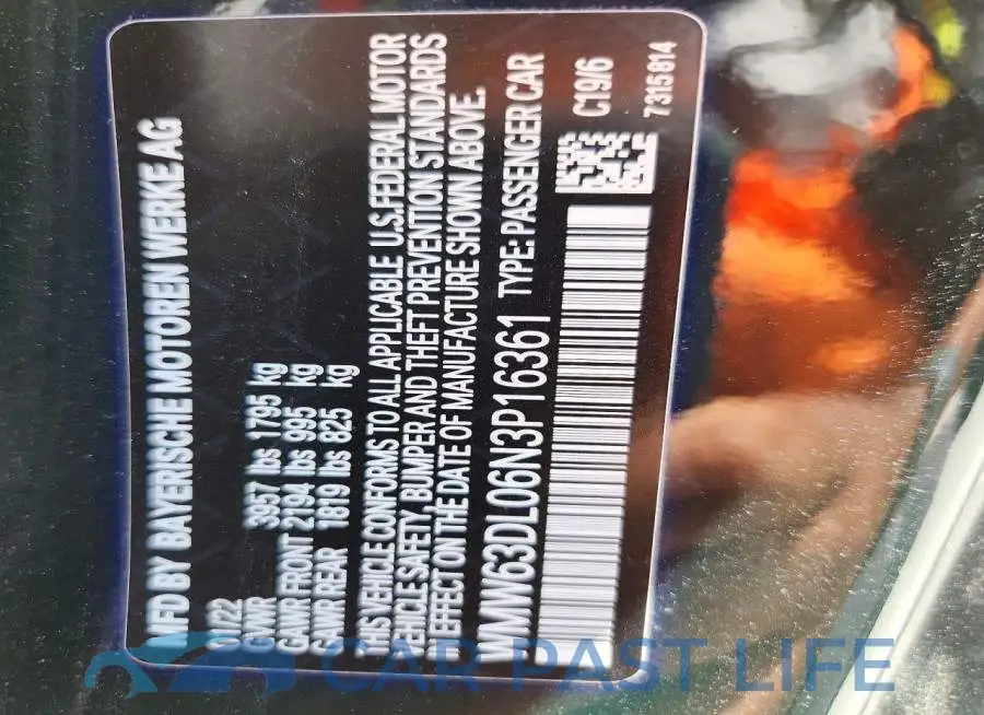WMW63DL06N3P16361# 12