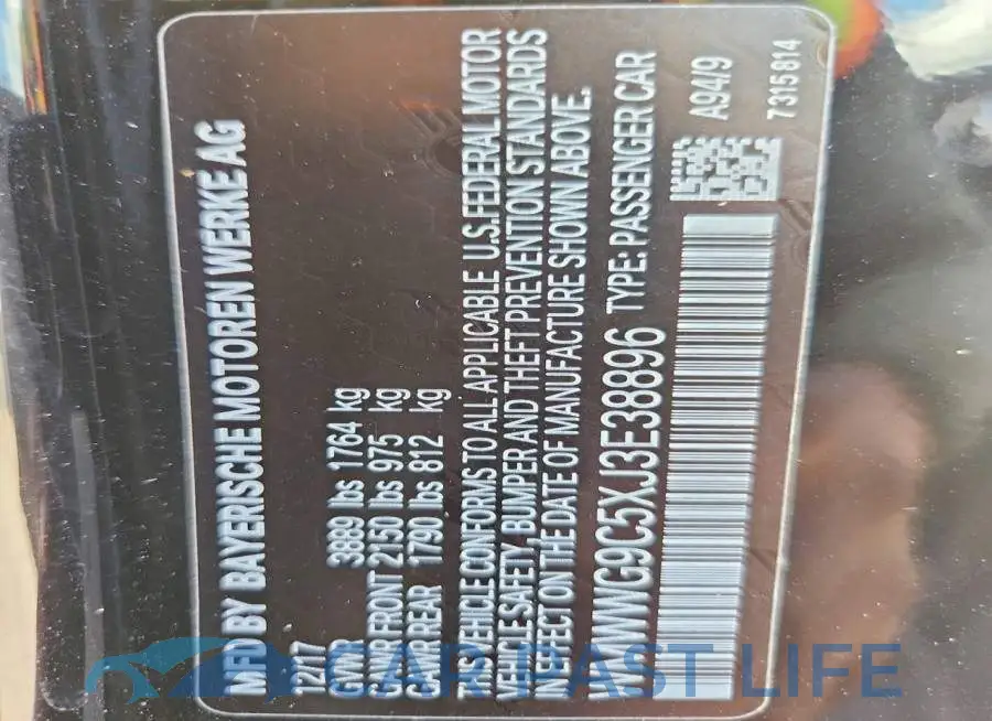 WMWWG9C5XJ3E38896# 13