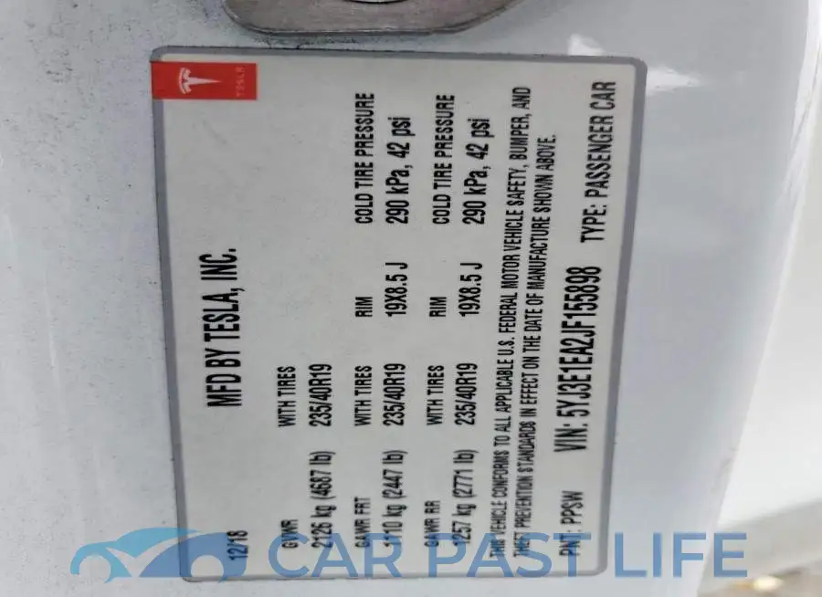 5YJ3E1EA2JF155898# 13