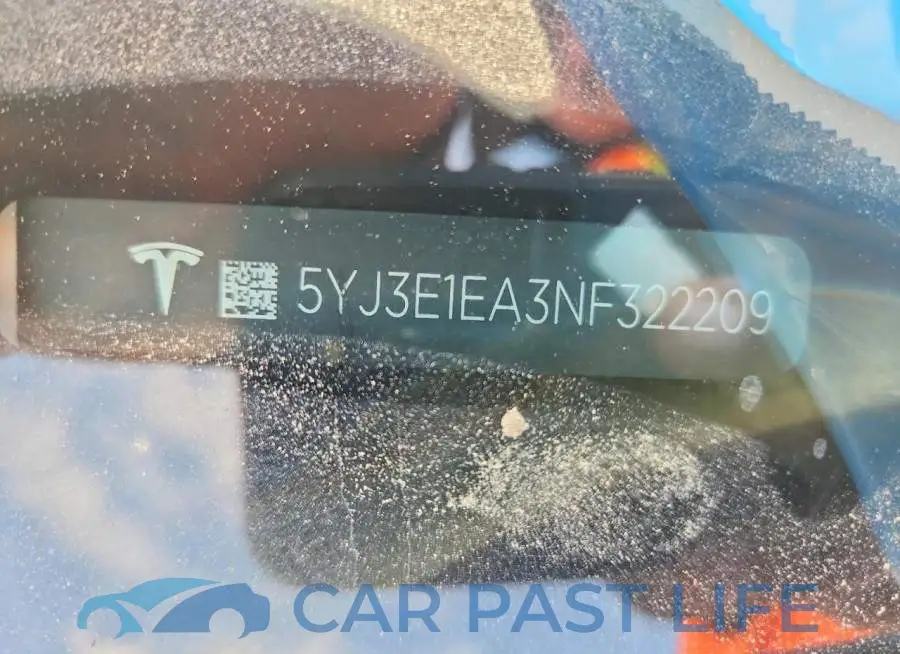 5YJ3E1EA3NF322209# 13
