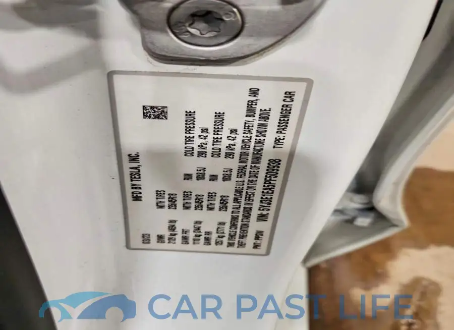5YJ3E1EA5PF509938# 13