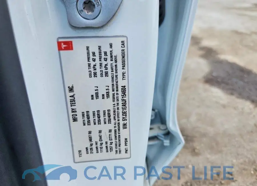 5YJ3E1EA9JF154604# 13