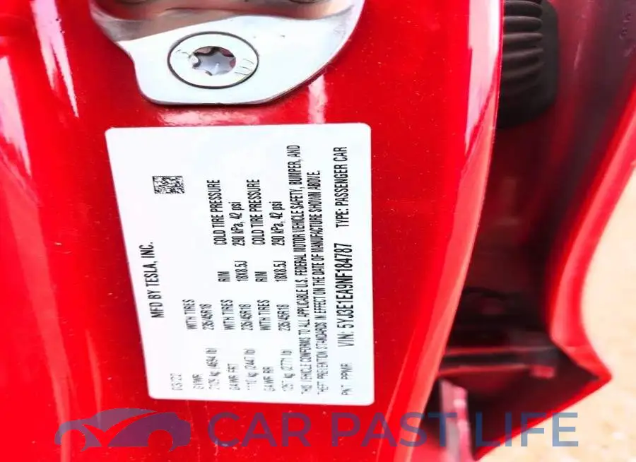 5YJ3E1EA9NF184787# 13