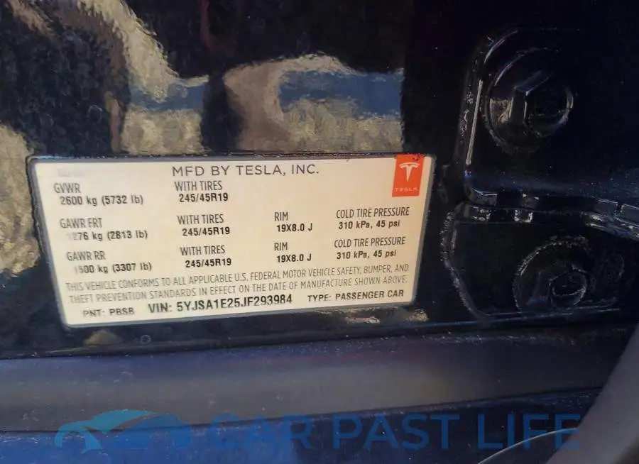 5YJSA1E25JF293984# 12