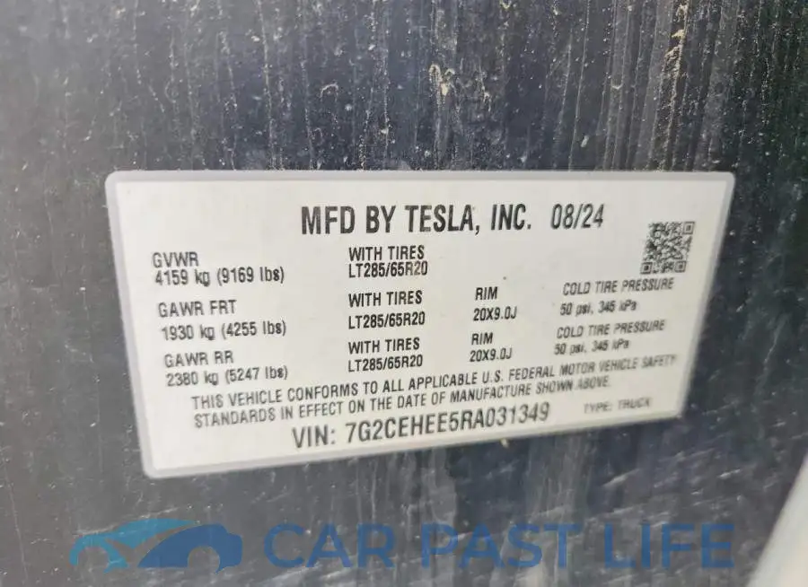 7G2CEHEE5RA031349# 12