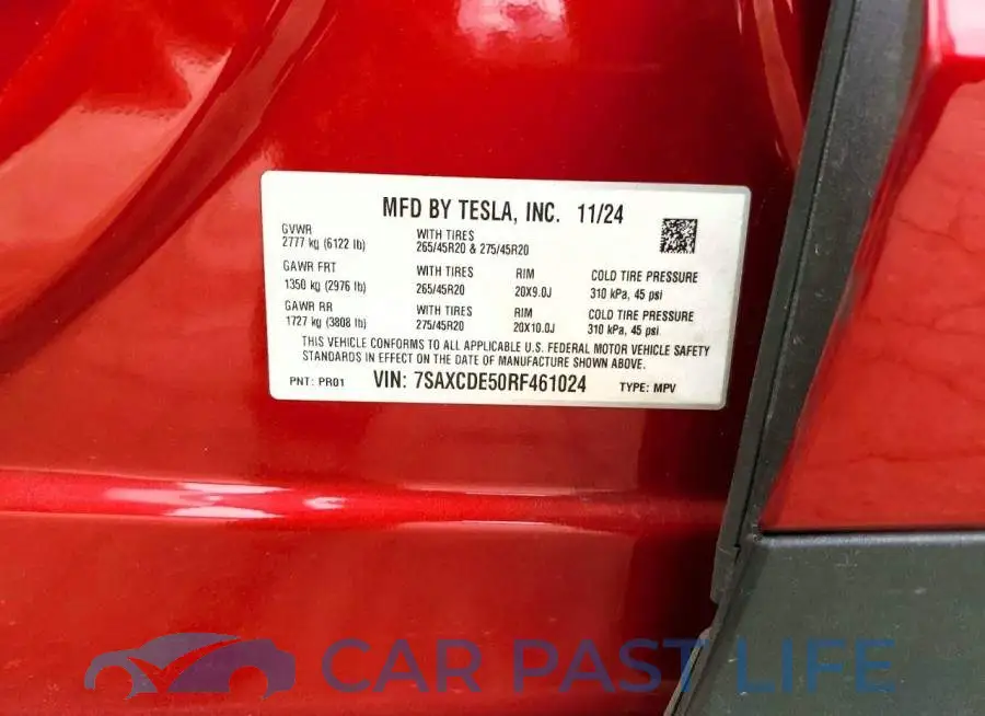 7SAXCDE50RF461024# 13