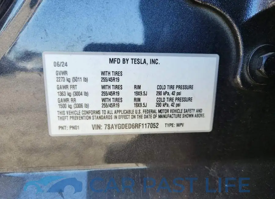 7SAYGDED6RF117052# 13