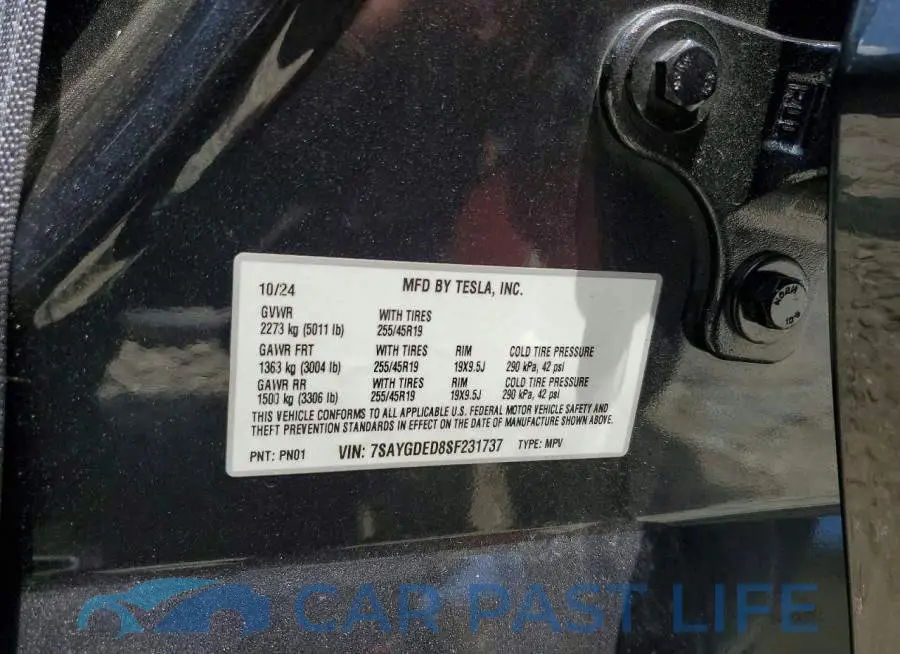 7SAYGDED8SF231737# 12