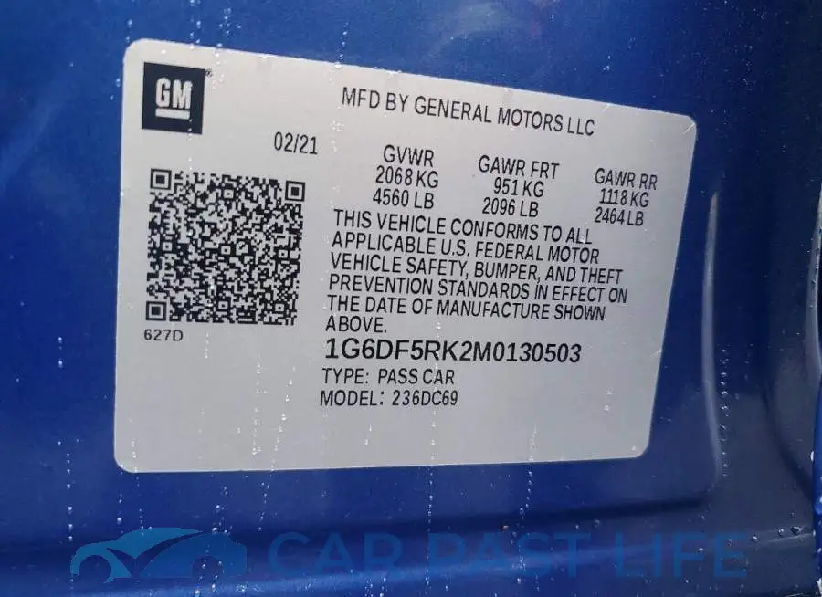 1G6DF5RK2M0130503# 12