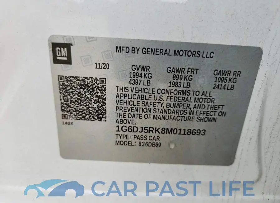 1G6DJ5RK8M0118693# 13