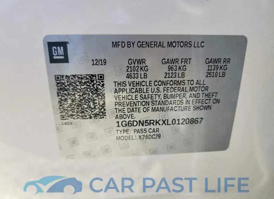 1G6DN5RKXL0120867# 13