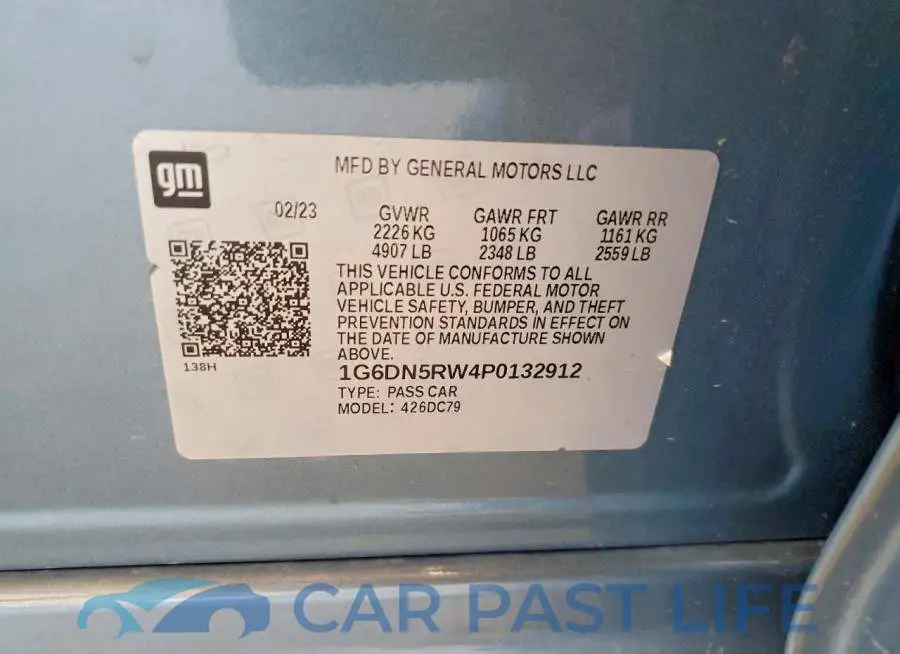 1G6DN5RW4P0132912# 12