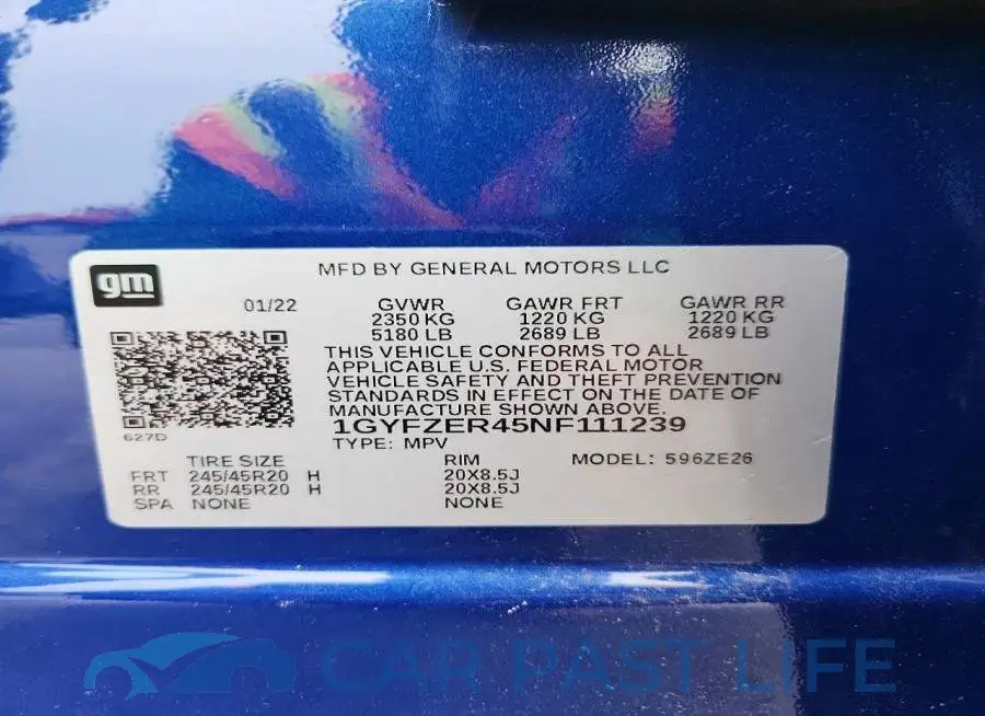 1GYFZER45NF111239# 13